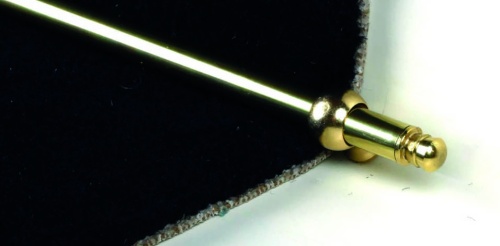 Traproede 11 mm Messing Glans