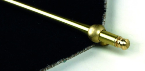 Traproede 11 mm Messing Mat